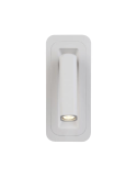 Aplique LED de pared con lector Boheme blanco