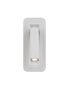 Aplique LED de pared con lector Boheme blanco