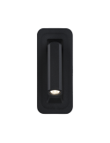 Aplique LED de pared con lector Boheme negro