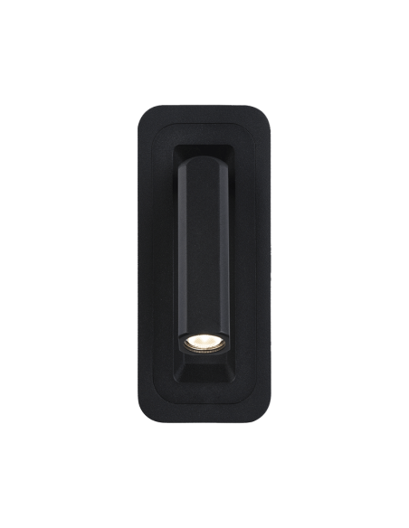 Applique LED noire Boheme avec lecteur