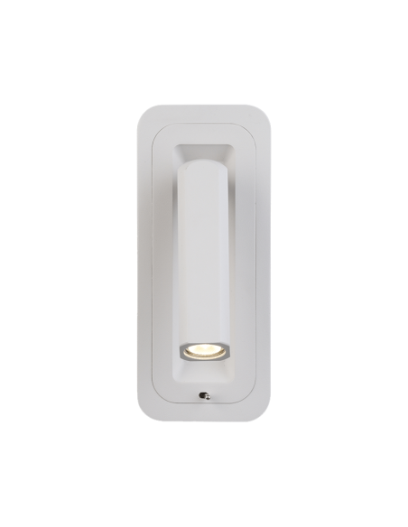 Aplique LED con interruptor Boheme blanco