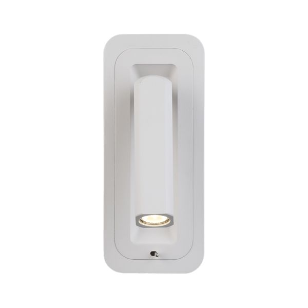 Aplique LED con interruptor Boheme blanco