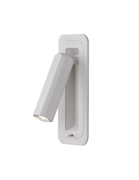 Aplique LED con interruptor Boheme blanco ACB