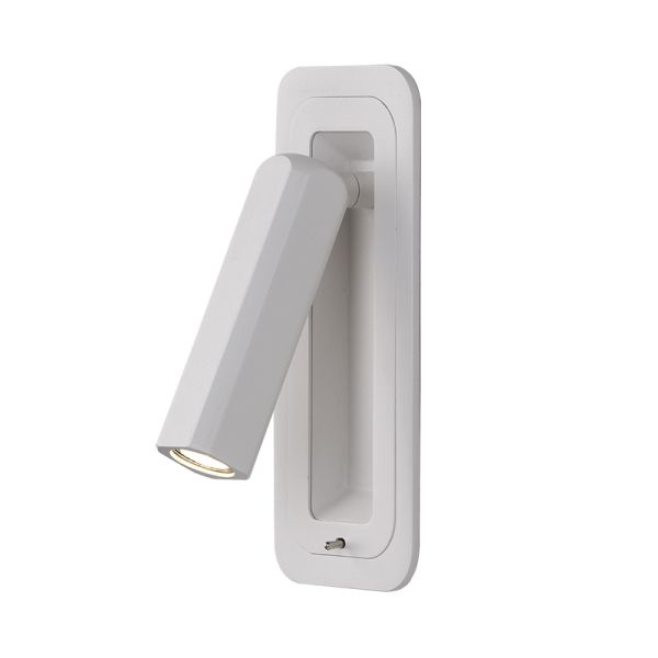 Aplique LED con interruptor Boheme blanco ACB