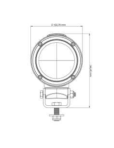 Faro LED Horizontal giratorio Tyri | Faro Horizontal LED New Holland | LeonLeds 2