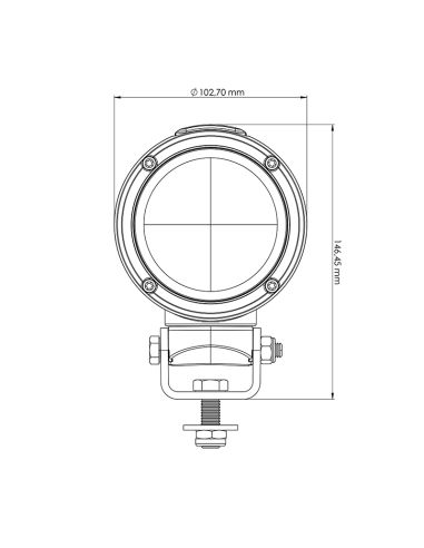 Faro LED Horizontal giratorio Tyri | Faro Horizontal LED New Holland | LeonLeds