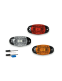 Piloto de posición o Galibo Reflectante Ovalado LED con conector Fristom FT025 FT-025 | LeonLeds