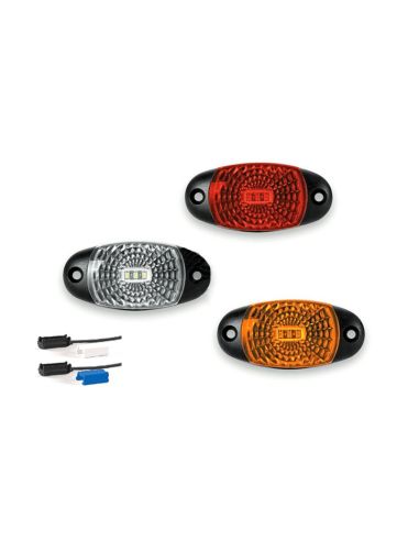 Piloto de posición o Galibo Reflectante Ovalado LED con conector Fristom FT025 FT-025 | LeonLeds