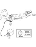 Hella Lámpara LED de Capot ajustable con gancho y imán 1000Lm Recargable UBL1000 2XM 357 300-501 Hella | LeonLeds