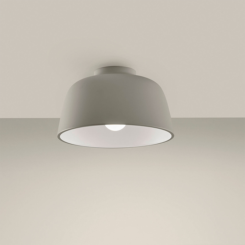 Luminária de teto decorativa Miso cinza ø285mm by LedsC4
