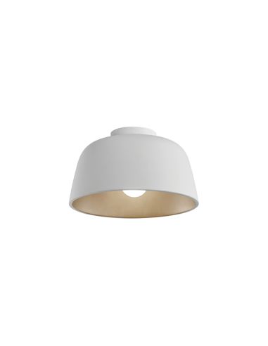 Plafon de techo blanco decorativo Miso ø285mm oro