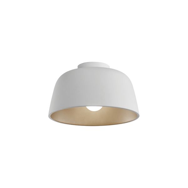 Plafon de techo blanco decorativo Miso ø285mm oro