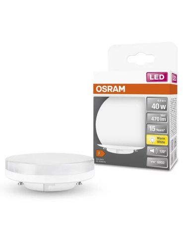 Lâmpada LED Star GX53 4.9W - Substitui 40W e 470Lm 4058075433441 LedVance | leonleds