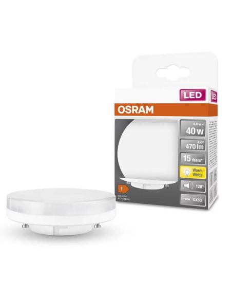 Lâmpada LED Star GX53 4.9W - Substitui 40W e 470Lm 4058075433441 LedVance | leonleds