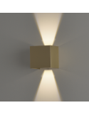 Applique d'extérieur LED Kendo doré lumière orientable ACB