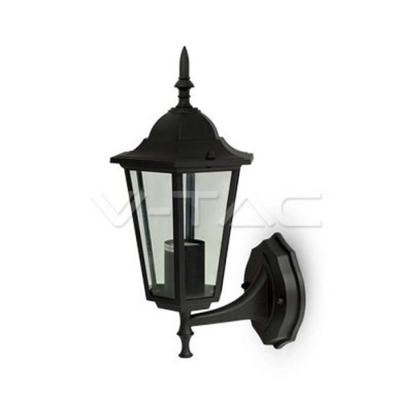 Applique d'extérieur en aluminium noir E27