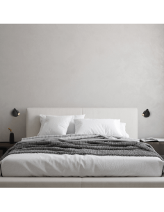 Applique murale LED ronde Atria avec lecteur noir 2