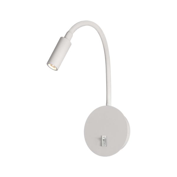 Aplique LED minimalista Lyon en blanco