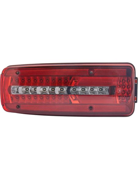 Lanterna traseira LED para homem (2005 - 2022) Full LED com conector lateral de 7 pinos 2VD 012 381-011 Hella | leonleds