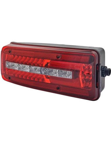 Feu arrière à LED pour Homme (2005 - 2022) Full LED avec connecteur latéral à 7 broches 2VD 012 381-011 Hella | leonleds