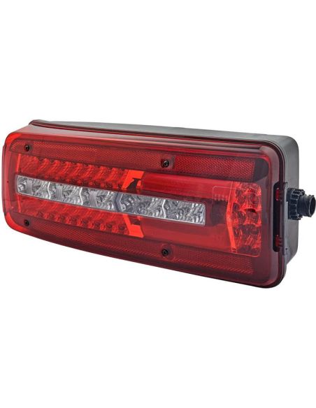 Piloto trasero LED para Man (2005 - 2022) Full LED con conector 7 Pin Lateral 2VD 012 381-011 Hella | LeonLeds