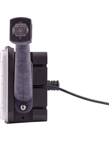 Piloto trasero Hibrido Bombilla y Led con Galibo Lateral largo LED para Daf Krone Scania 2VP 340 961-111 y 2VP 340 961-121