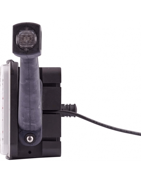Piloto trasero Hibrido Bombilla y Led con Galibo Lateral largo LED para Daf Krone Scania 2VP 340 961-111 y 2VP 340 961-121