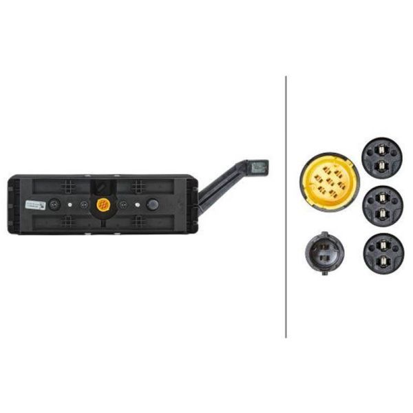 Piloto trasero Hibrido Bombilla y Led con Galibo Lateral largo LED 2VP 340 961-111 Hella | LeonLeds
