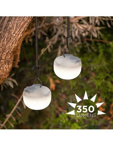 Pack 3 lâmpadas portáteis Cherry Mini com gancho