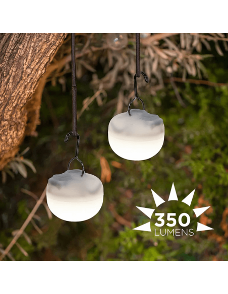 Pack 3 lâmpadas portáteis Cherry Mini com gancho