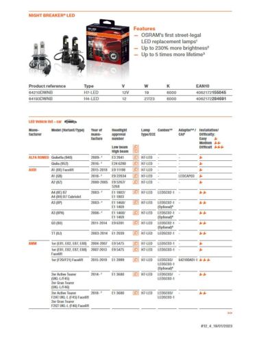 Adaptador LED 64210DA01 Osram | LeonLeds Guia de Lâmpadas LED
