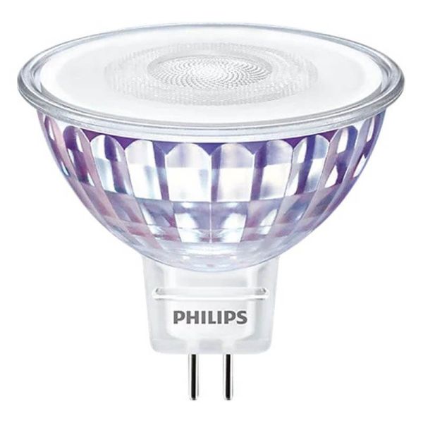 Ampoule LED MR16 avec douille CorePro GU5.3 7,5W - 50W 60º Dimmable Philips | leonleds