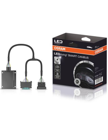 Cancelador Can-Bus para Bombilla LED LEDSC03 Pack 2 Unidades Smart Canbus Error Canceller Flicker-Free Osram | LeonLeds