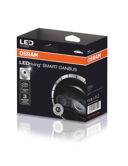 CanBus e Anti-cintilação para Lâmpadas LED H7 LEDSC03-1 Pack 2 Unidades Cancelador de Erros Canbus Inteligente Flicker-Free | le
