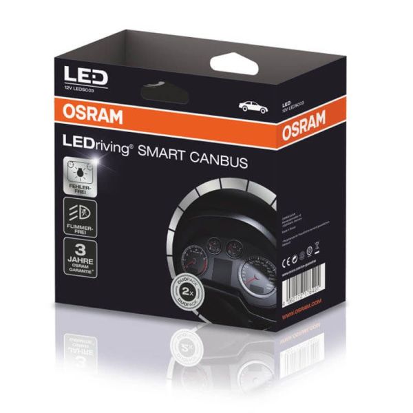 CanBus y Anti-parpadeo para Bombillas LED H7 LEDSC03-1 Pack 2 Unidades Smart Canbus Error Canceller Flicker-Free | LeonLeds