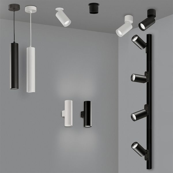 Aplique de pared con doble foco Zoom 2xGU10 ambiente