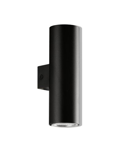 Aplique de pared con doble foco Zoom 2xGU10 preto
