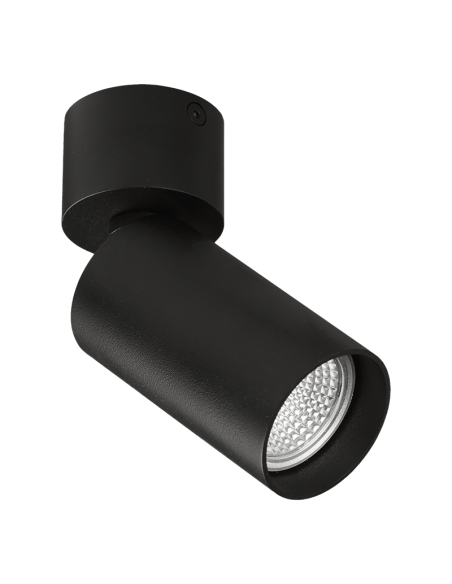 Foco de techo de superficie orientable Zoom 1xGU10 negro
