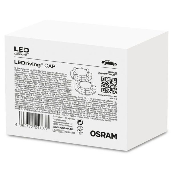 Capuchon de fermeture de phare pour Ampoule LED LEDCAP01 pour H7 Osram | leonleds