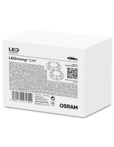 LEDCAP03 Tapa de cierre de Faro para Bombilla LED H7 Pack 2 Unds. Osram | LeonLeds