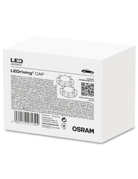 LEDCAP03 Tapa de cierre de Faro para Bombilla LED H7 Pack 2 Unds. Osram | LeonLeds