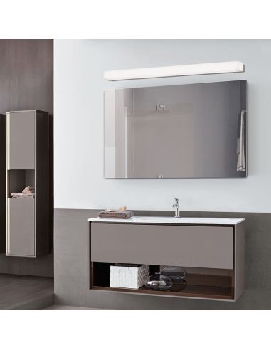 Aplique LED minimalista para espejo Box 59cm ambiente