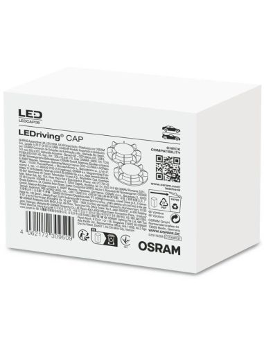 LEDCAP08 Cobertura de fecho farol para lâmpada LED H7 Pack 2 unds. 4062172309509 Osram | leonleds