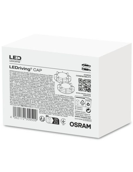 LEDCAP08 Couvercle de fermeture de phare pour Ampoule LED H7 Pack 2 Unds. 4062172309509Osram | leonleds