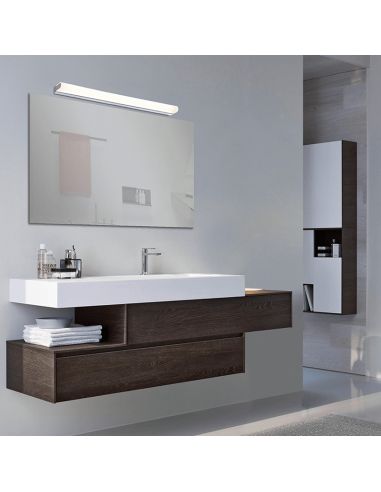 Aplique LED de baño Tesla de 54cm ambiente