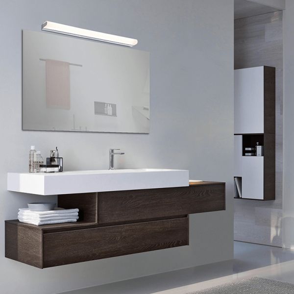 Aplique LED de baño Tesla de 54cm ambiente