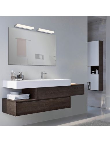 Aplique LED de baño Tesla de 35cm ambiente