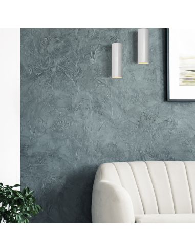 Applique murale métallique Modrian 2 lumières blanc ambiant