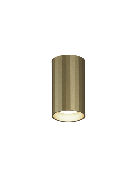 Plafón redondo moderno MODRIAN oro, GU10 (no incl.) Ø56,5mm
