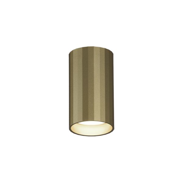 Plafón redondo moderno MODRIAN oro, GU10 (no incl.) Ø56,5mm